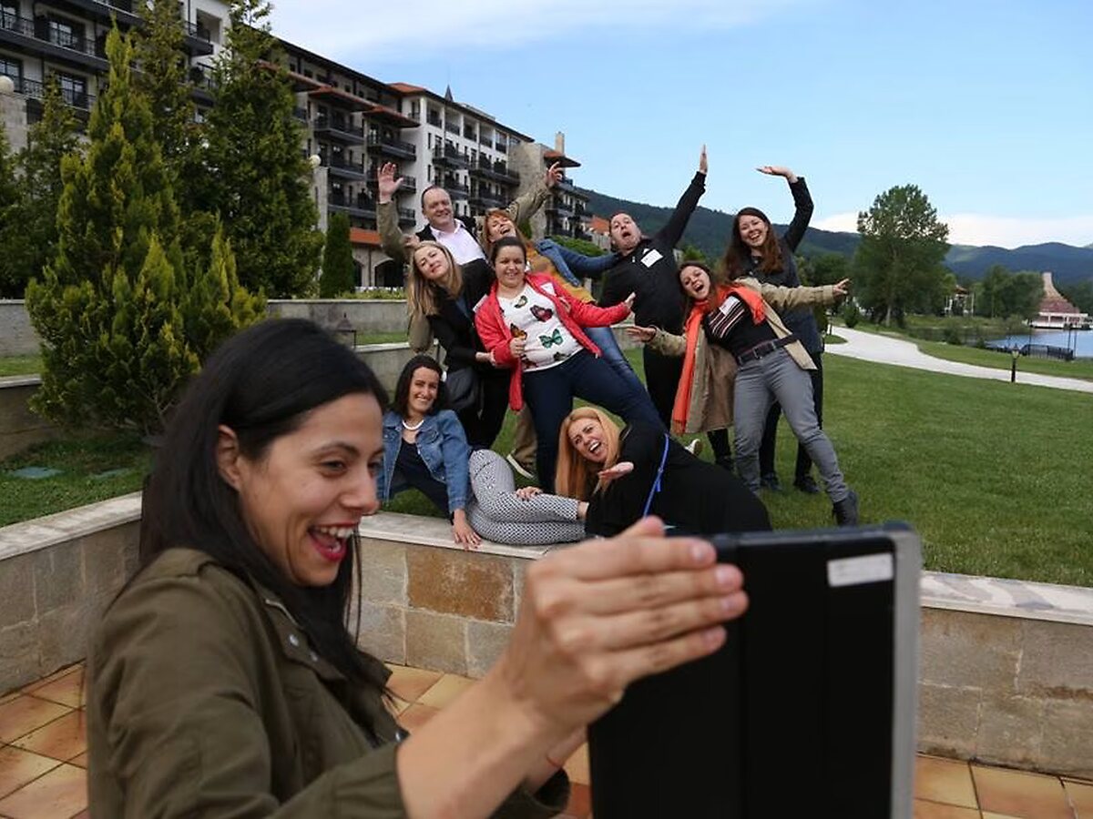 Participanți la activitatea outdoor Game of Skills