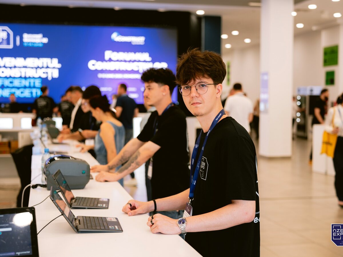 Registration team managing attendee check-in with MyConnector.