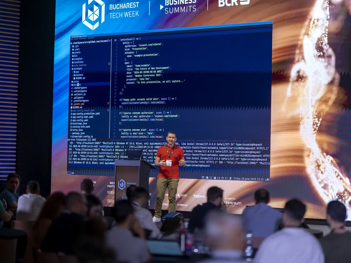 Sesiune tehnică cu demonstrație de programare la Business Summits