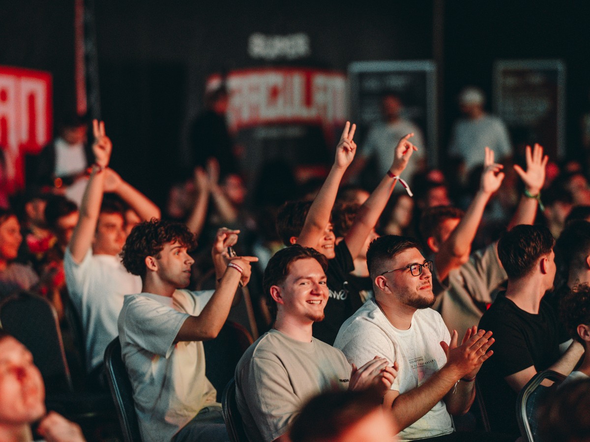 Audience watching the live competition at RESPAWN